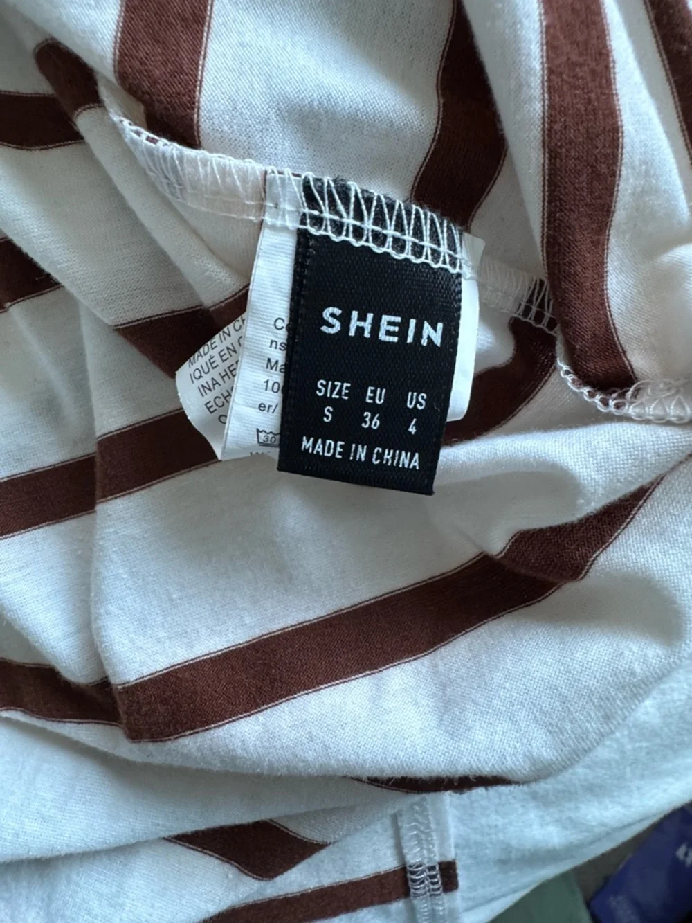 NWOT SHEIN Striped Button-Front Dress
